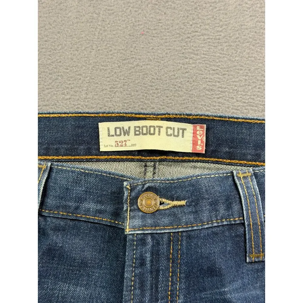 Levi's 517 Mens Size 38x34 Slim Fit Bootcut Jeans Medium Wash Blue Denim